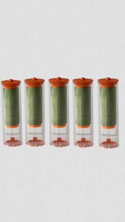 YEŞİL RENKLİ TÜPLÜ DOUBLE ELASTİK YEM BAĞLAMA İPİ 5 ADET