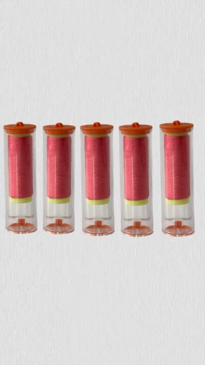 PEMBE RENKLİ TÜPLÜ DOUBLE ELASTİK YEM BAĞLAMA İPİ 5 ADET